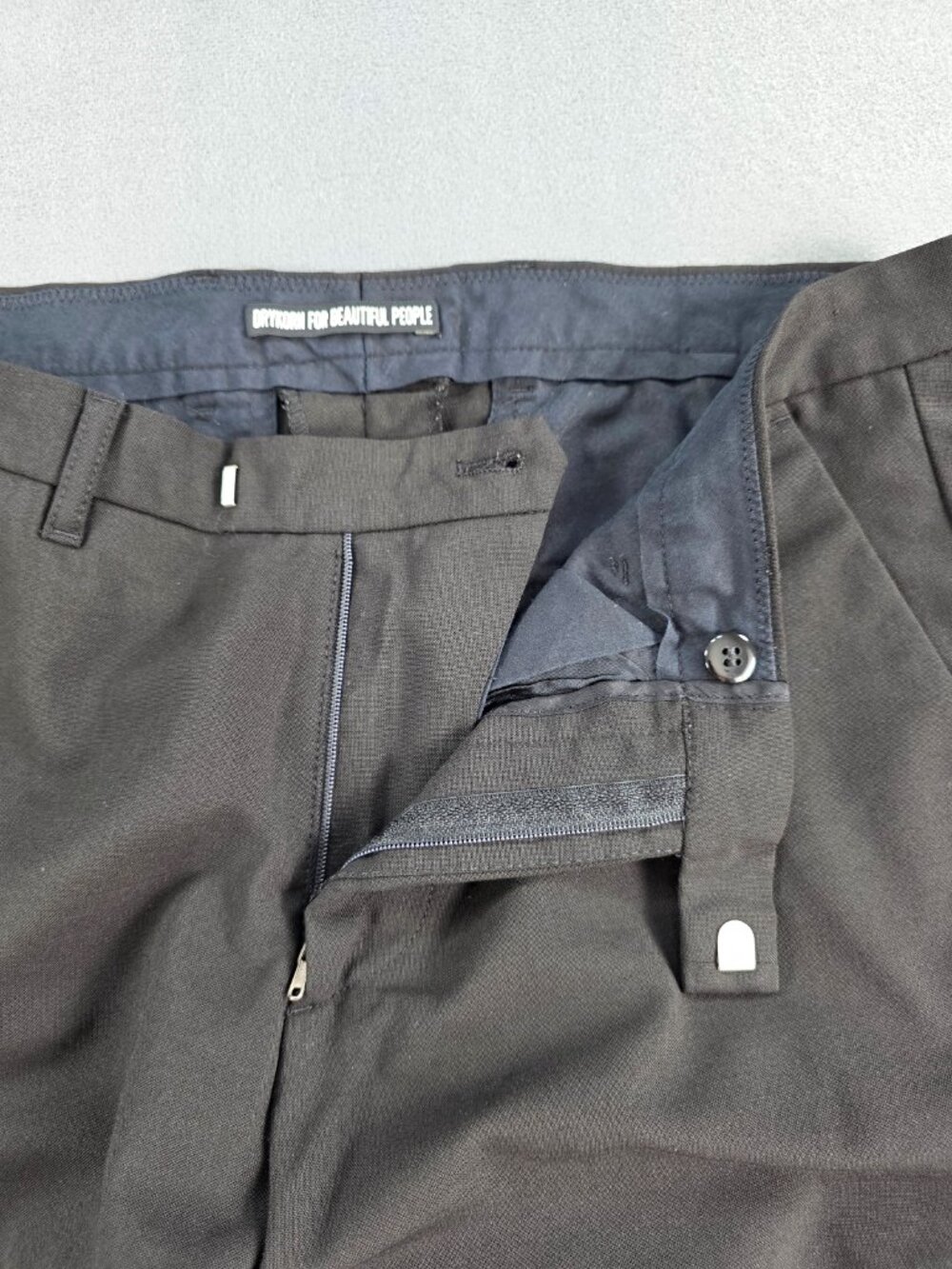 DRYKORN for Beautiful People Mens Wool Blend Dress Pants EU 48 / US W33 Gray - Picture 5 of 12